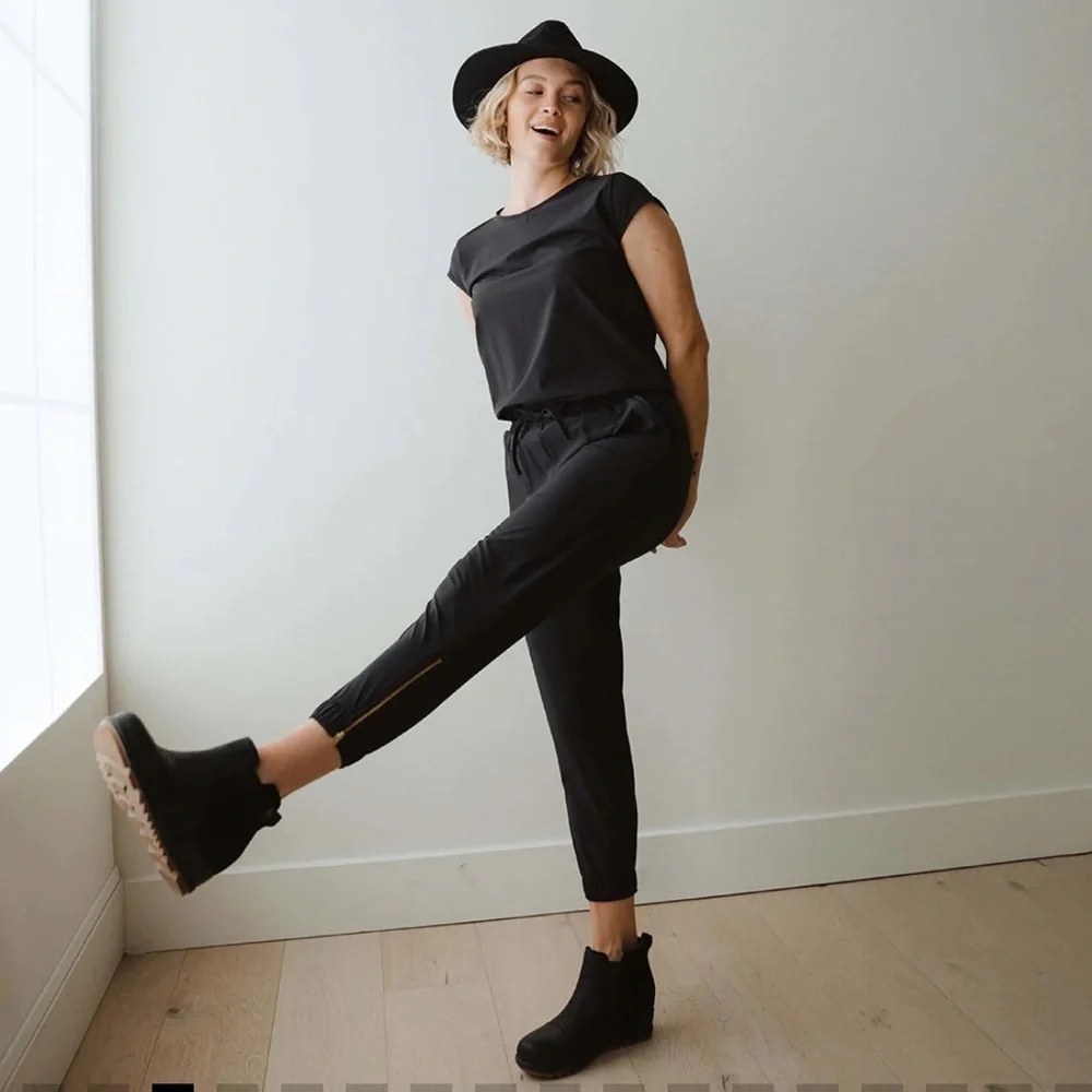 Albion Black Jumpsuit